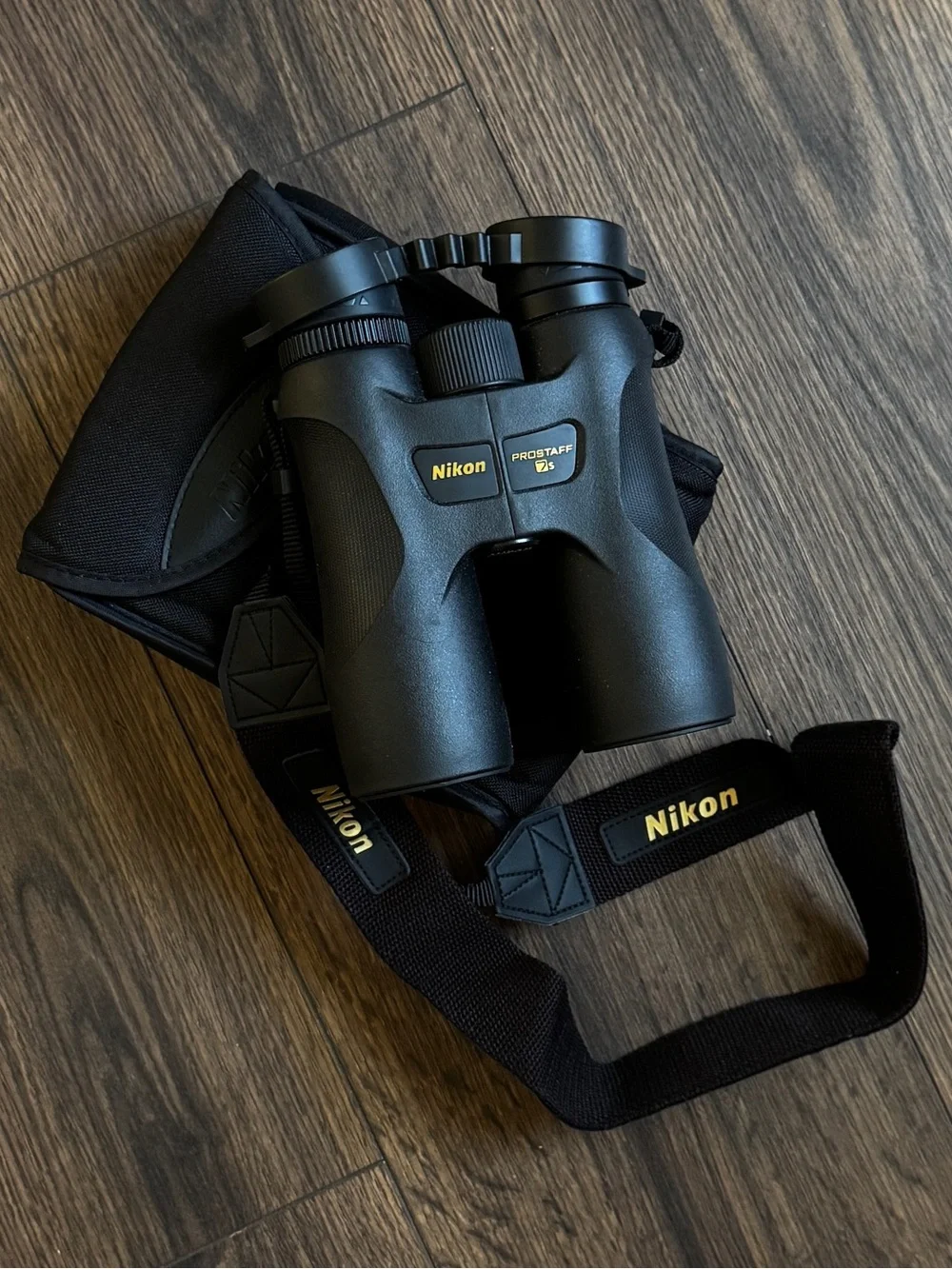 Nikon's black 10x42 ProStaff 7S Binoculars